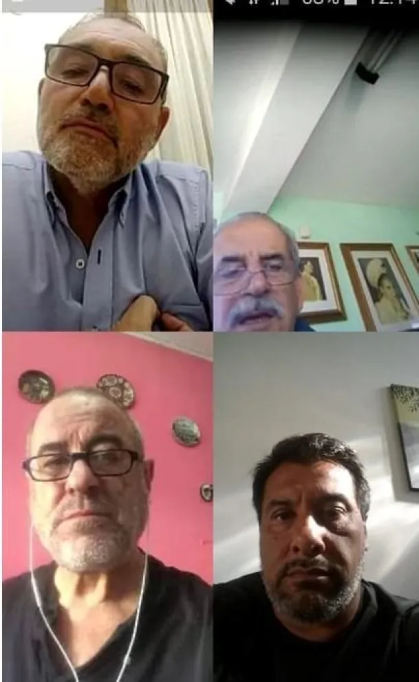 Reunión virtual de Presidentes de bloque