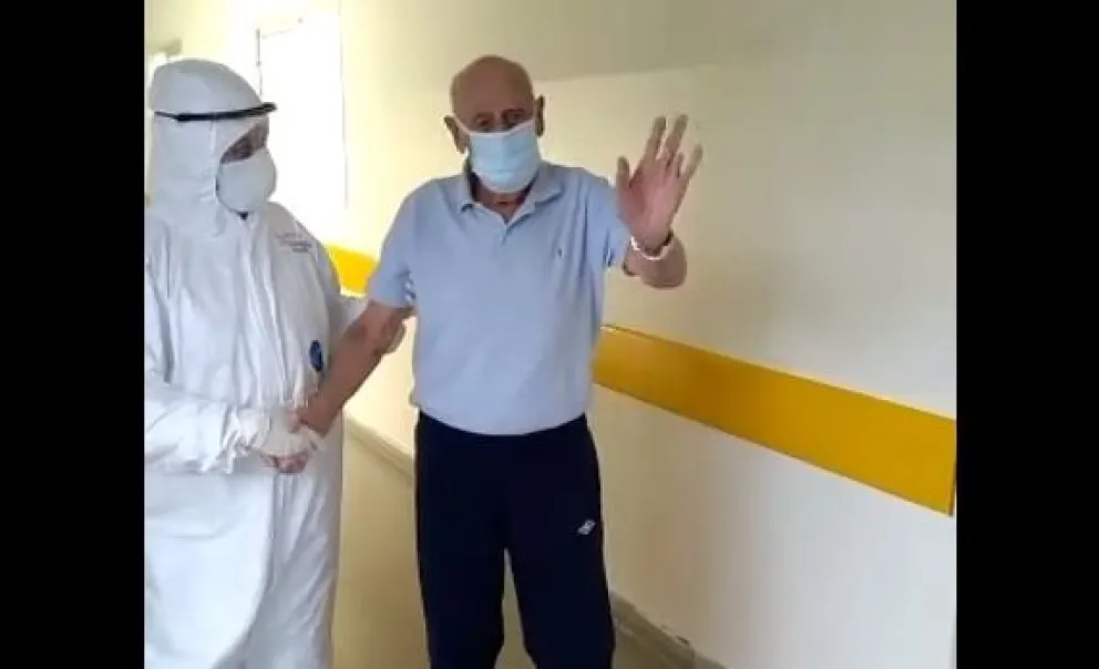 Rionegrino de 89 años superó al coronavirus