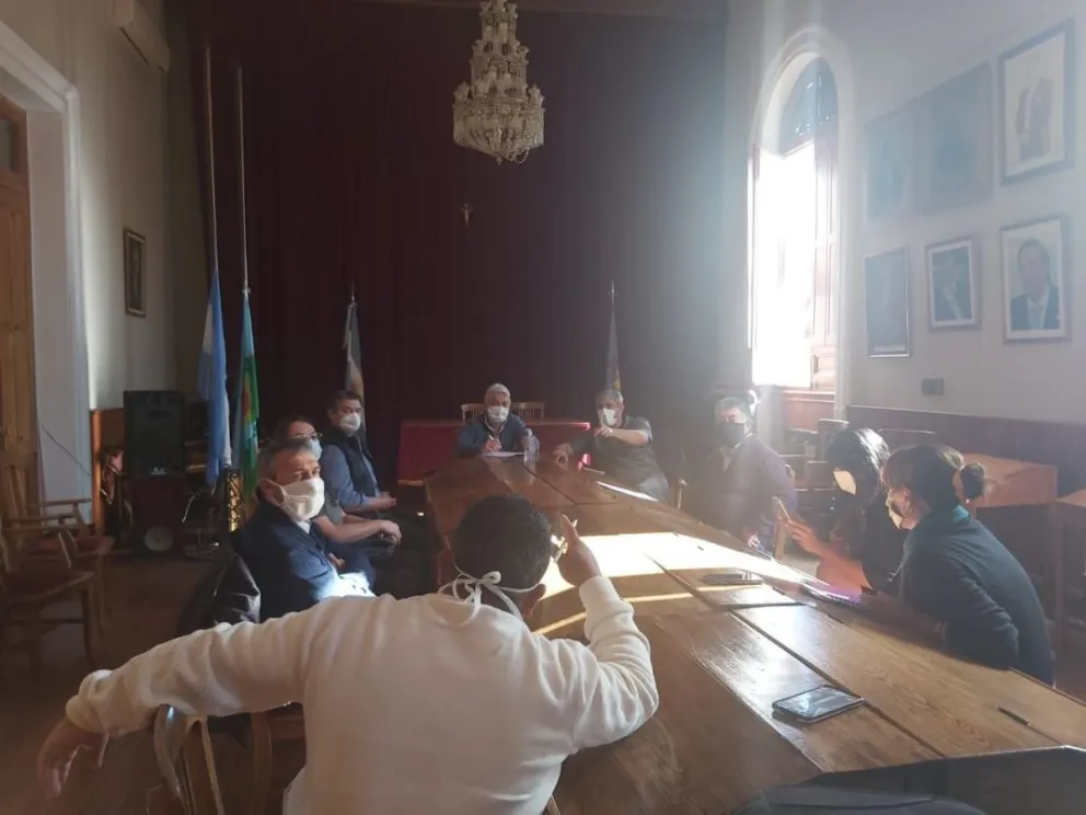 Gremios municipales se reunieron con el intendente Zara