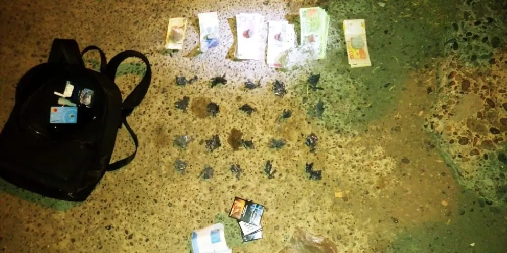 Detenido en el barrio América por hacer delivery de droga