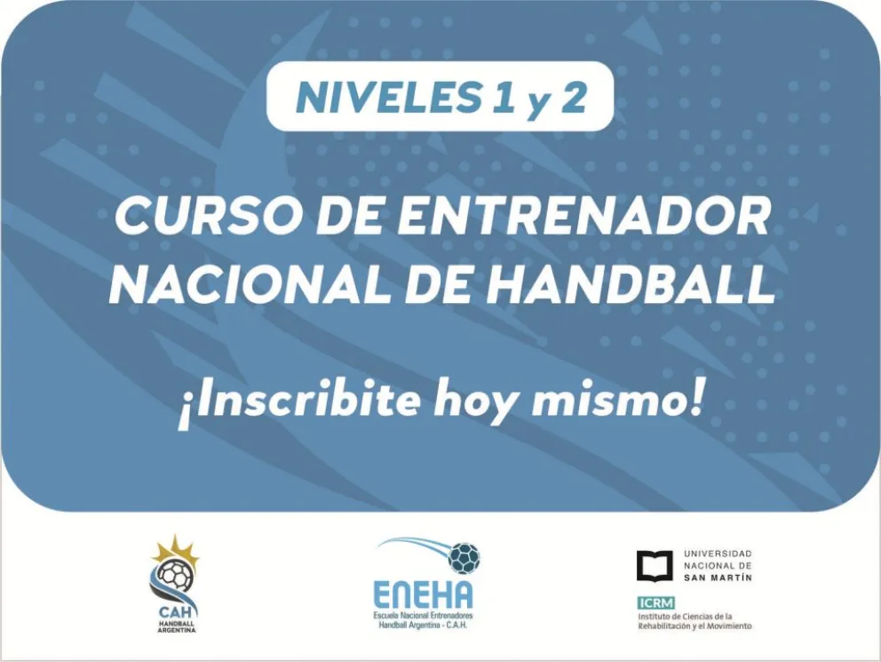Inscripción abierta para entrenador nacional de handball