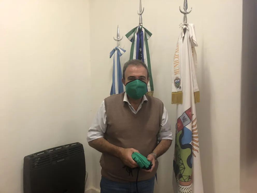 Donación de barbijos a la Municipalidad de Viedma