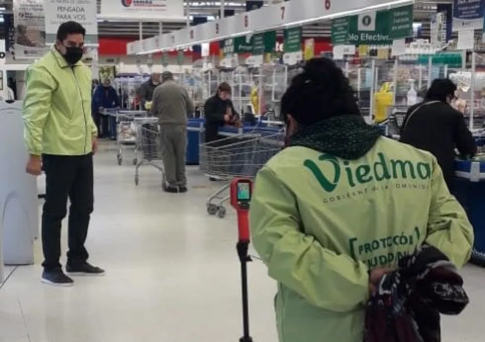La comuna de Viedma trabaja en la detección de estados febriles