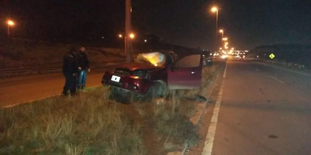 Accidente en el puente Basilio Villarino