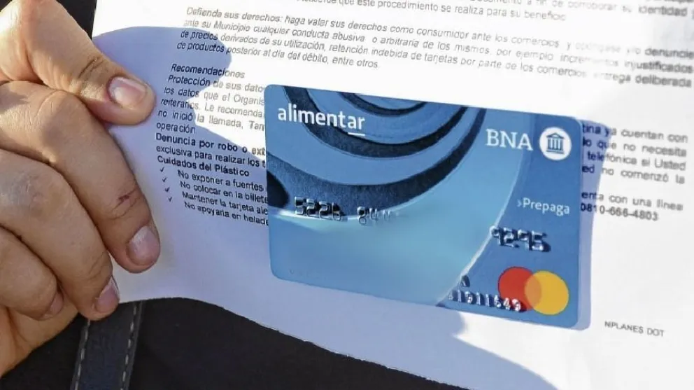 Tarjeta Alimentar: comienza la entrega en la provincia
