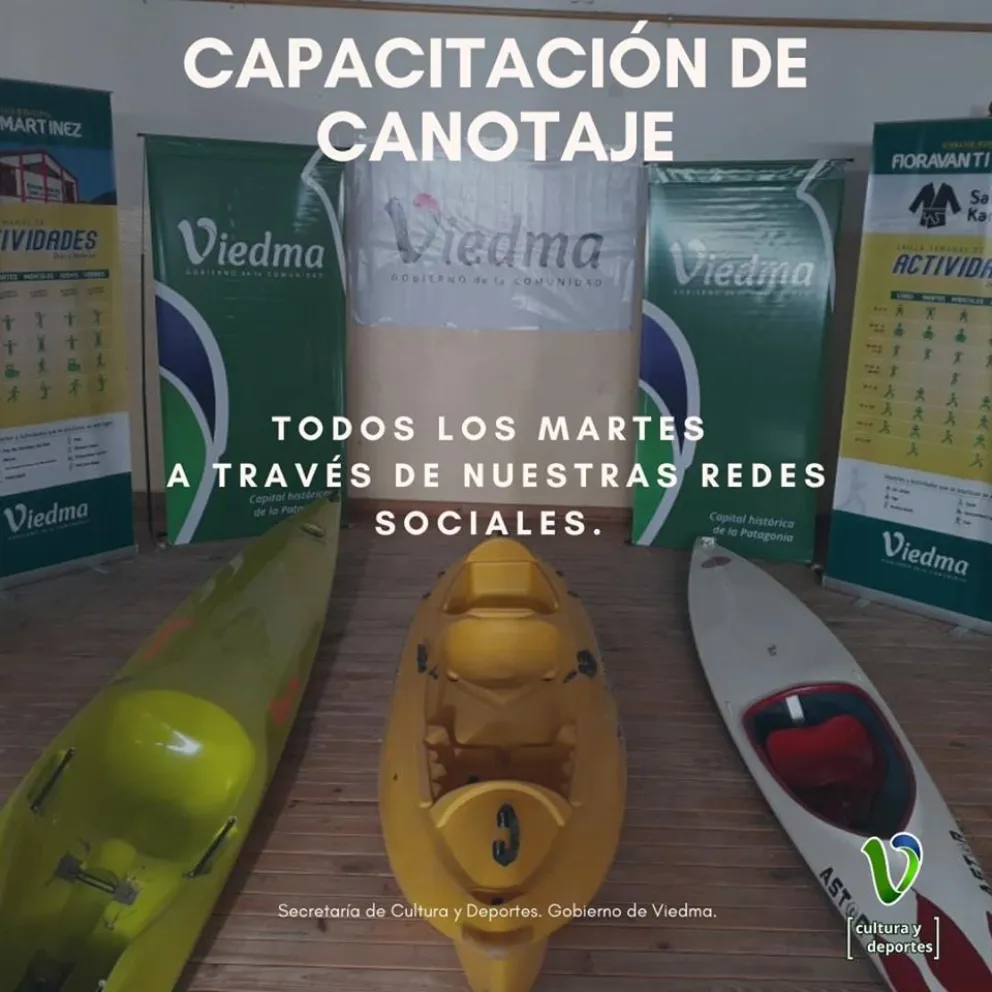 Comenzó la capacitación virtual de canotaje