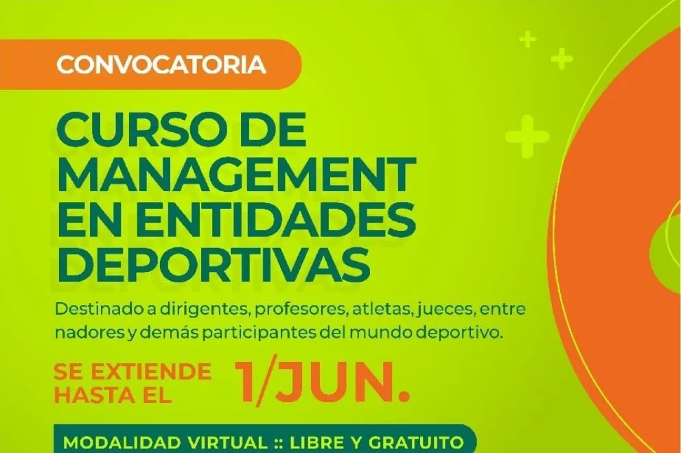 Con puntaje docente, cierra el curso para Gestión Deportiva