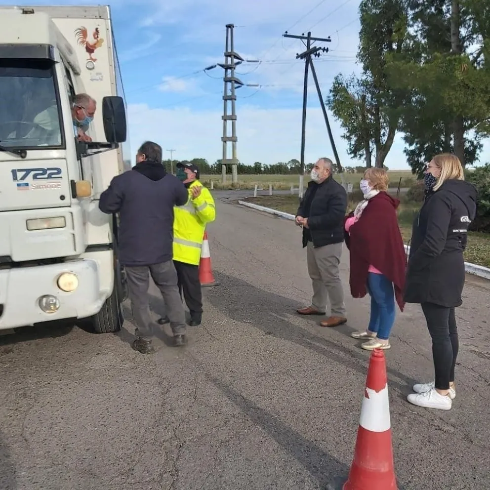 Ediles oficialistas recorrieron los acceso al Distrito