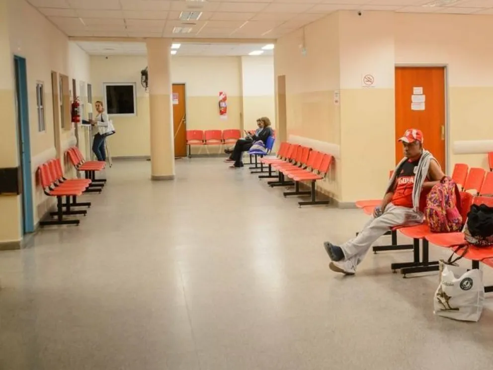 Protesta en reclamo del pago del bono a trabajadores sanitarios