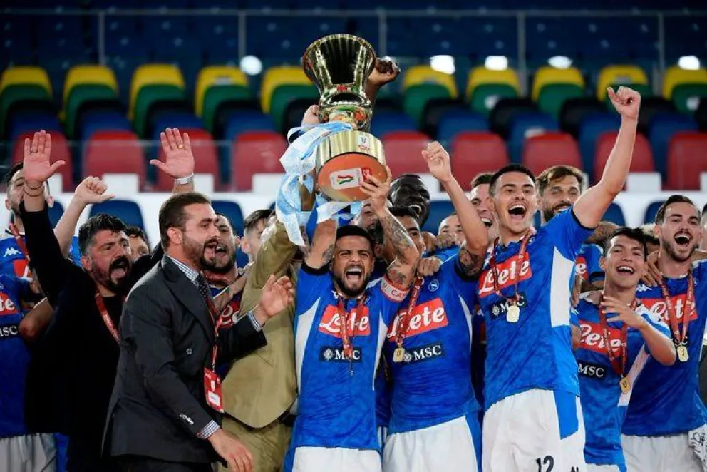 Napoli, campeón de la Copa Italia