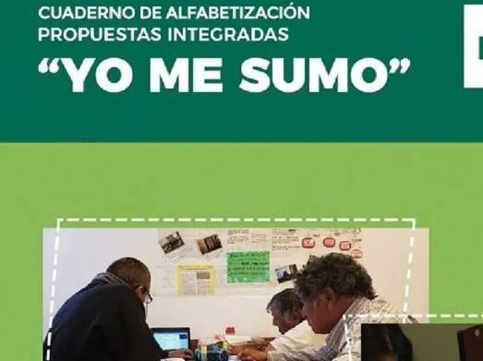 El cuaderno de alfabetización "Yo me sumo" llegará a jóvenes y adultos rionegrinos