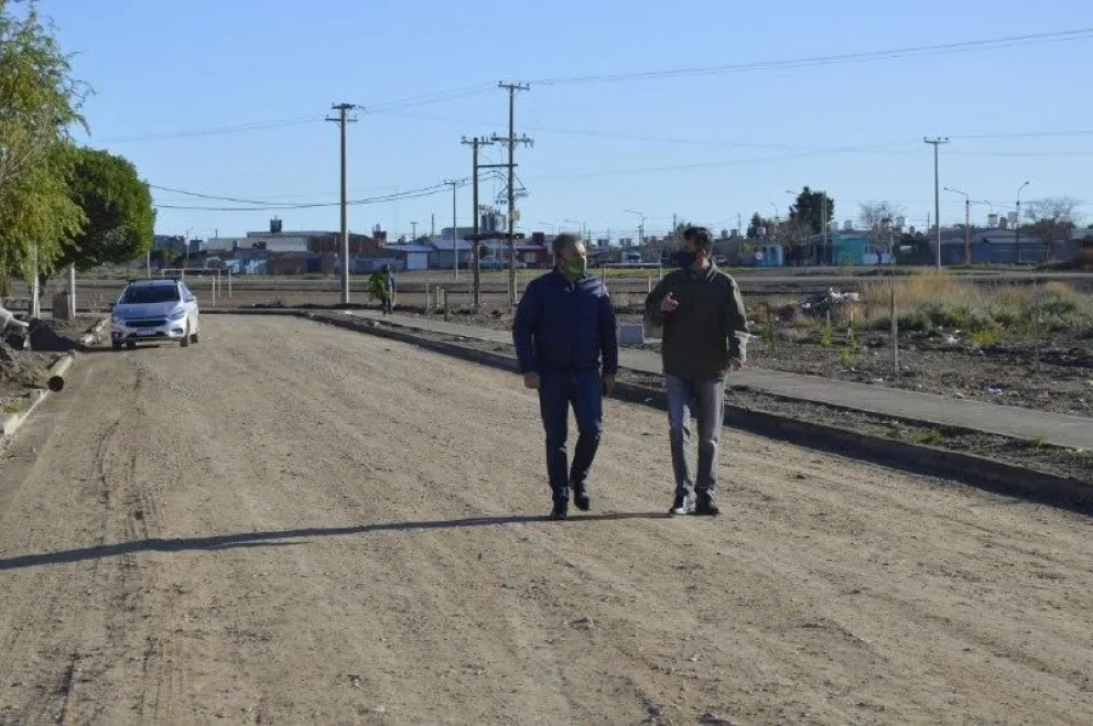 Obras en el barrio Alvarez Guerrero