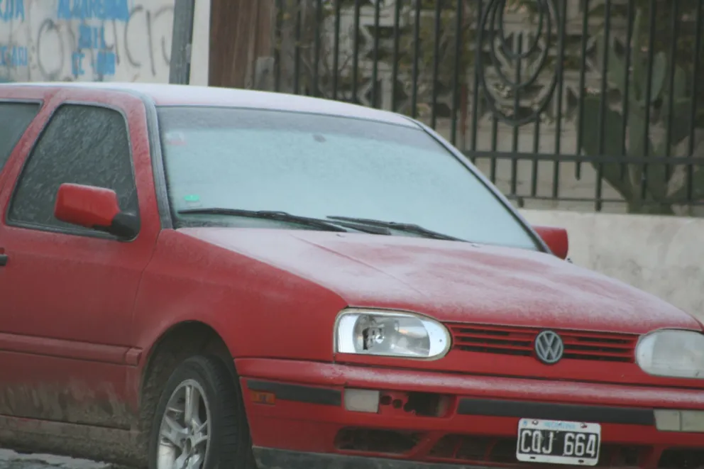 Sin nieve, pero con temperaturas bajo cero en la Comarca