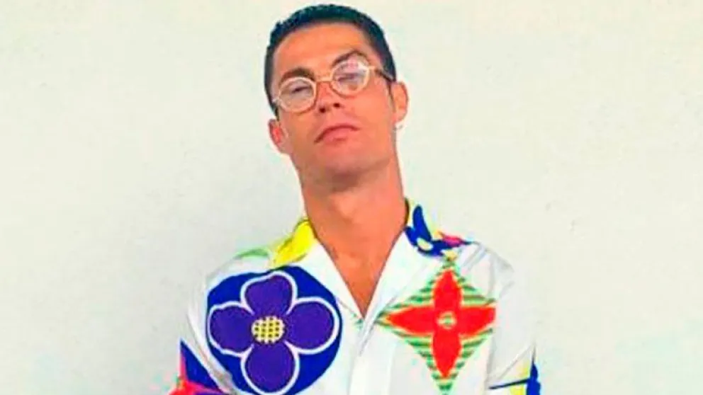 El extravagante look de Cristiano