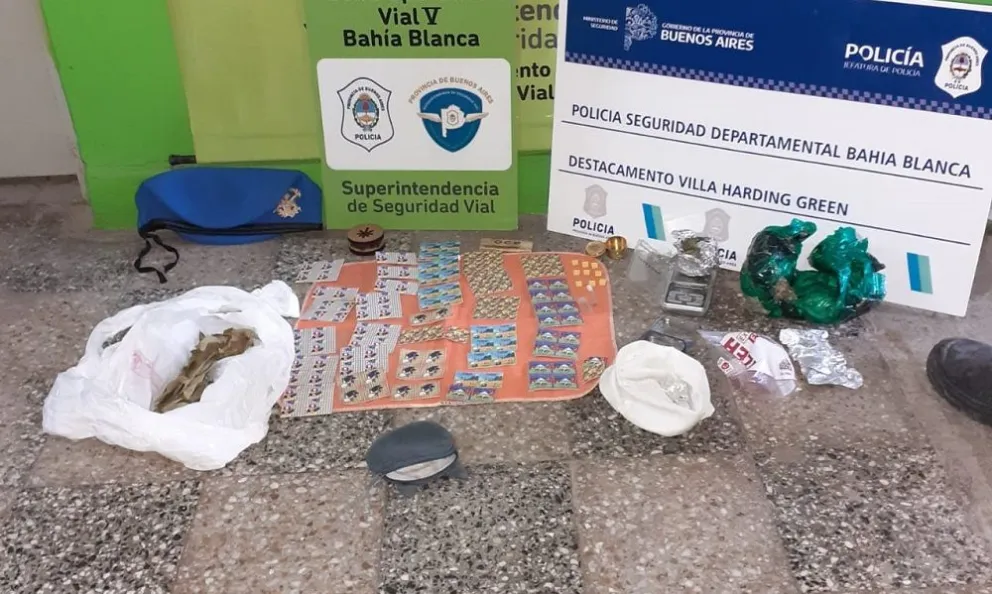Viedmenses detenidos con gran cantidad de droga