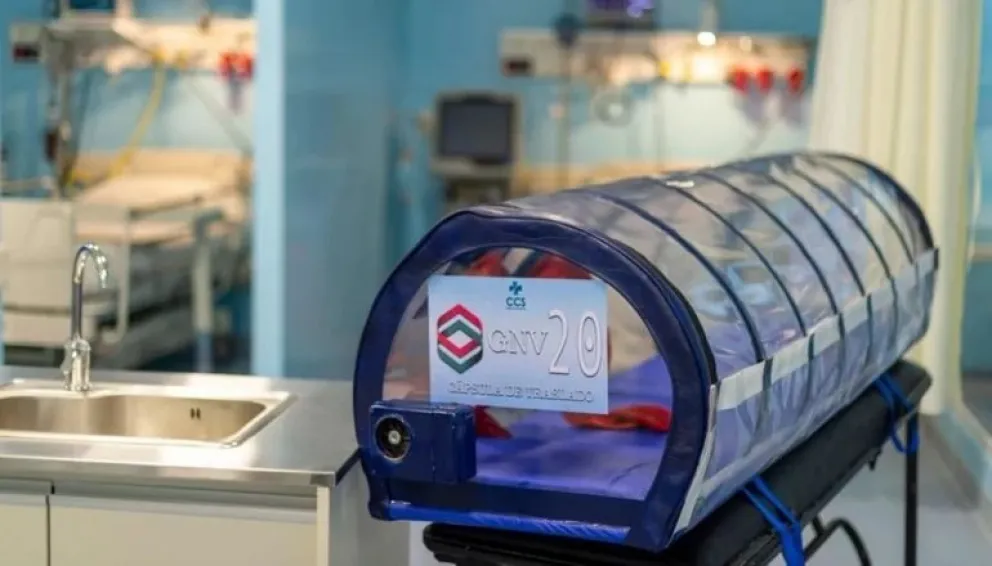 Crean en la Patagonia cápsula para trasladar pacientes con Covid19