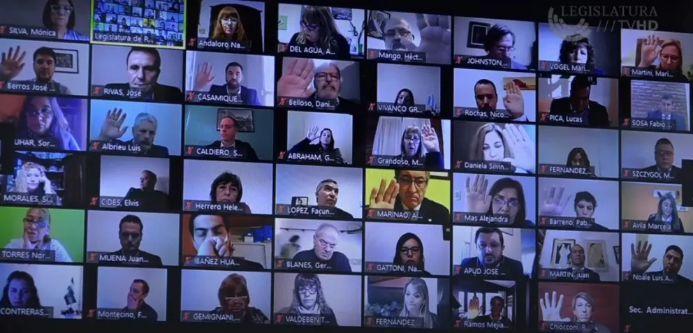 Seguí en vivo la sesión virtual de la Legislatura