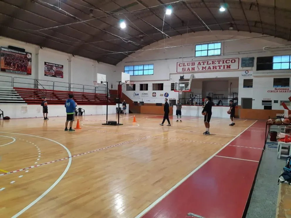 El básquet de San Martín volvió a la actividad