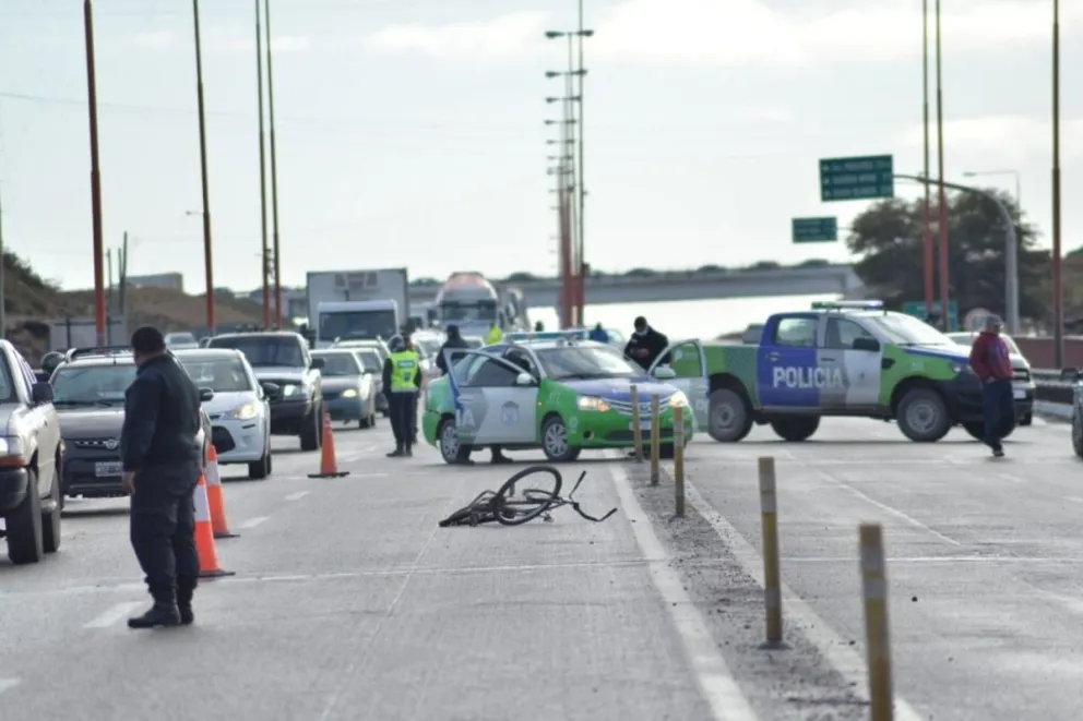 Accidente fatal en el puente Basilio Villarino