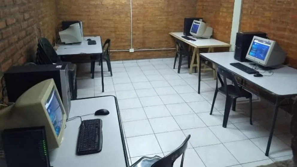 Junta vecinal San Martín: sala de informática para el barrio