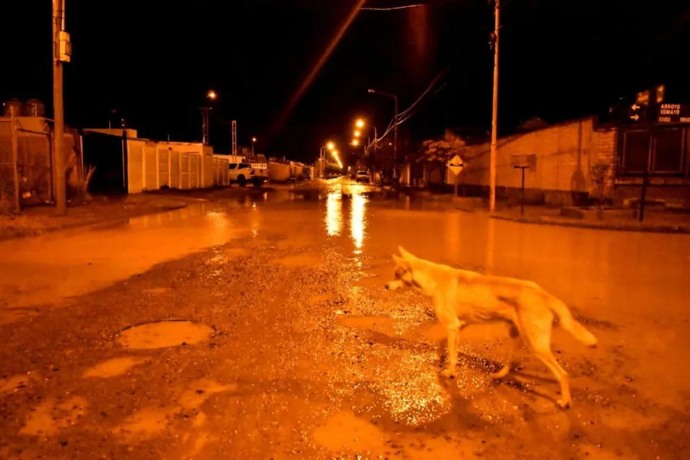 La lluvia se hace sentir con mucha intensidad