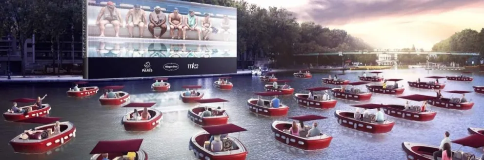 Distancia Social: Cine Flotante para ver películas en botes