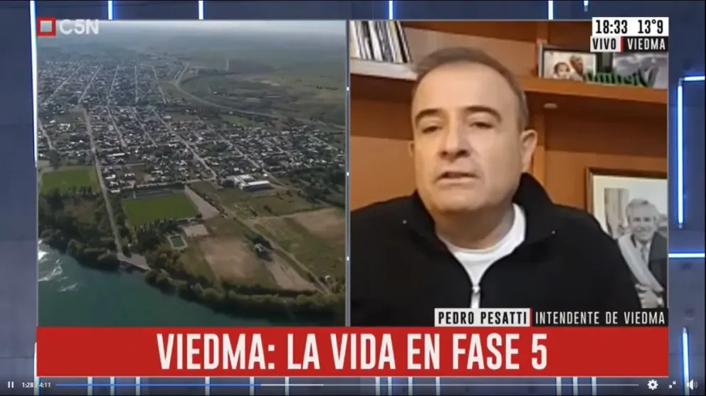 Viedma sin casos de Covid-19: Según Pesatti, la clave son los controles externos