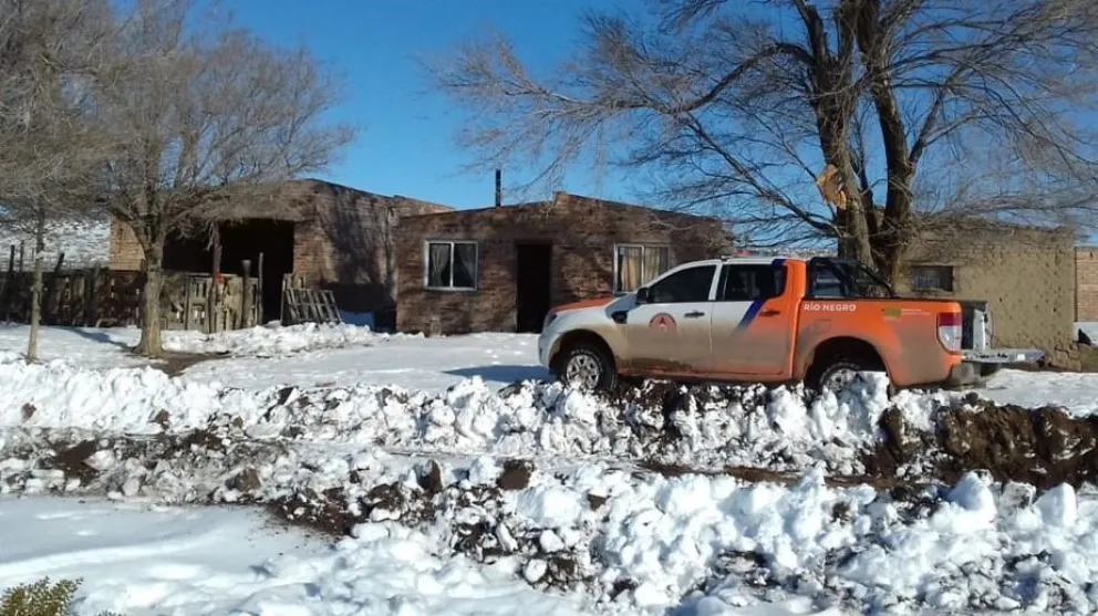 Río Negro coordina acciones ante la llegada de más nieve y lluvia
