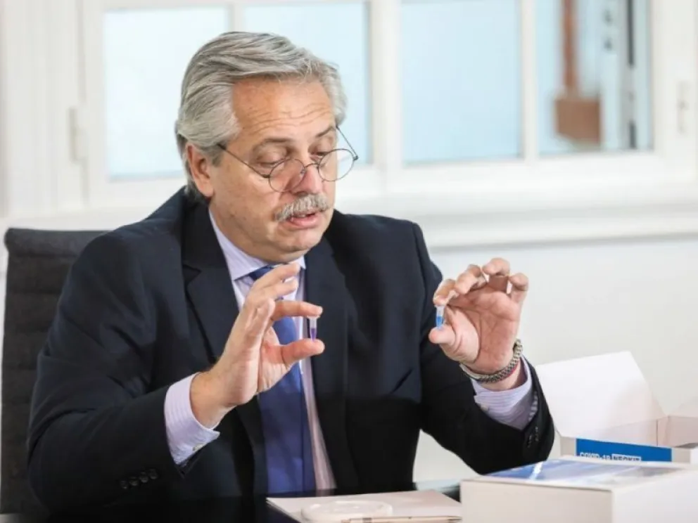 El Presidente pidió a los trabajadores "no aflojar"