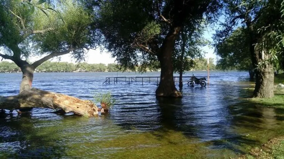 Se espera un fuerte aumento del caudal del río Negro