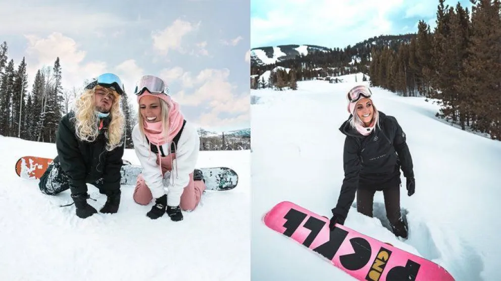 Influencer porteña viajó a Bariloche y las redes explotaron