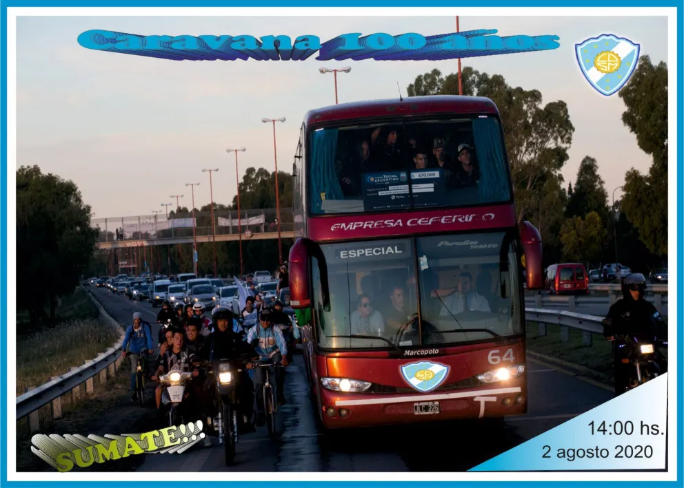 Sol de Mayo festeja el centenario con una caravana