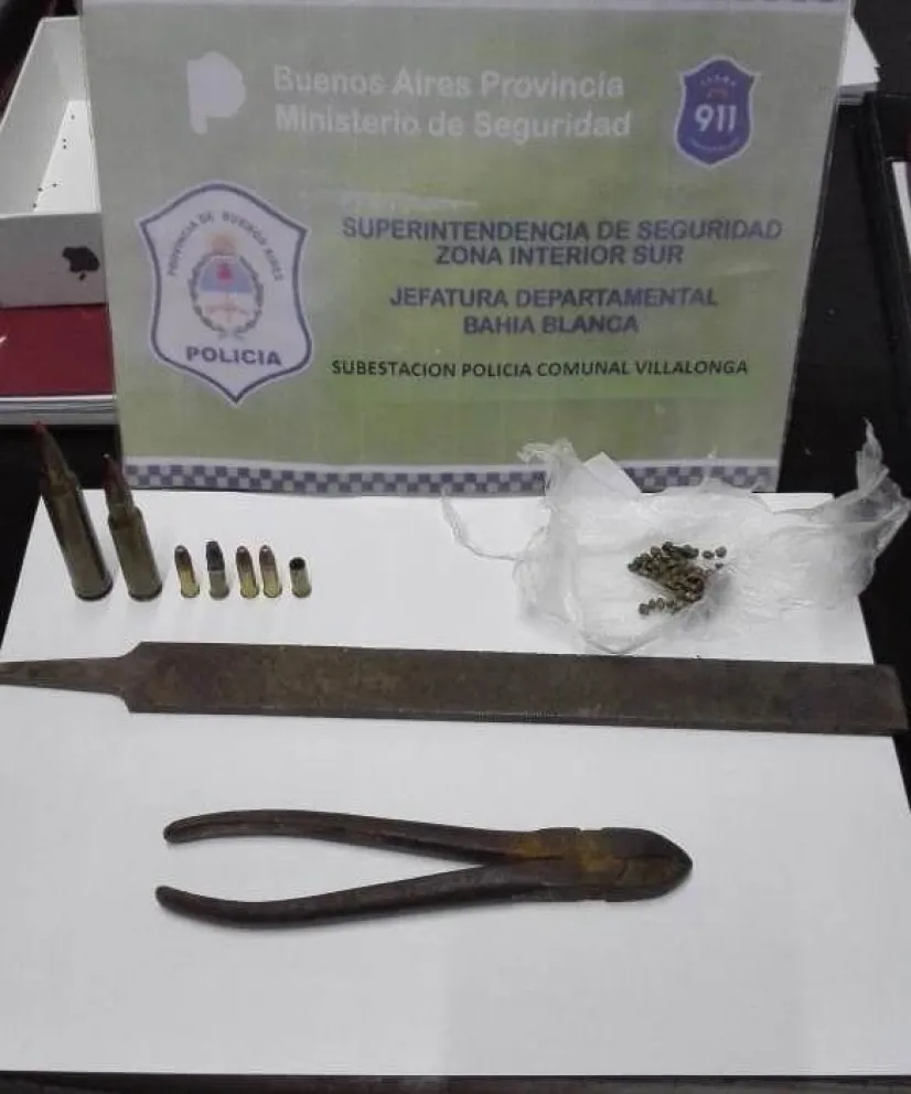 Secuestran droga y municiones de arma de fuego en Villalonga