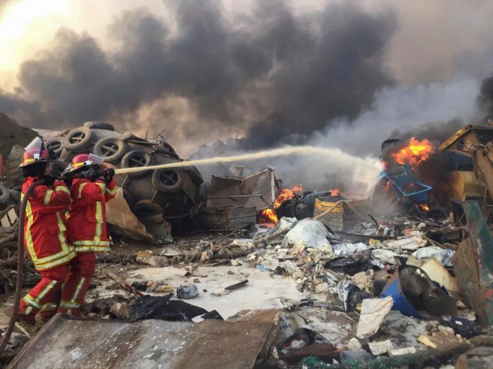 VIDEO: Explosión Puerto de Beirut