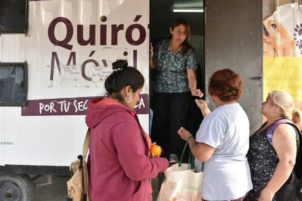 El quirófano móvil continúa con el servicio de castración