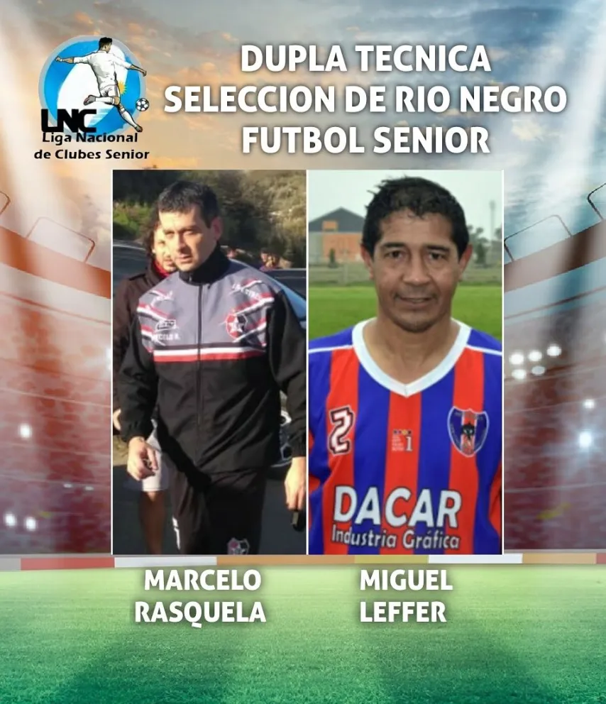 Cuerpo técnico definido en la selección senior de Río Negro