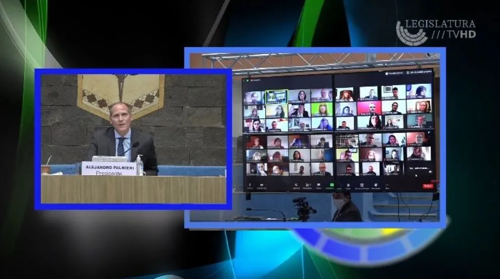 La Legislatura vuelve a sesionar de forma remota