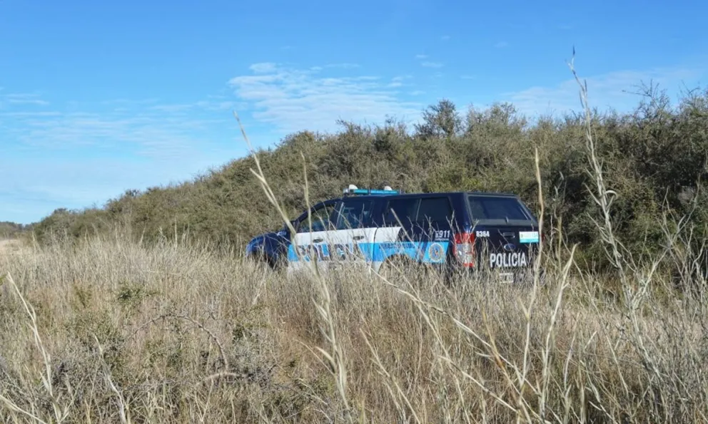 Gran operativo por hallazgo de un cuerpo entre Villarino y Bahía