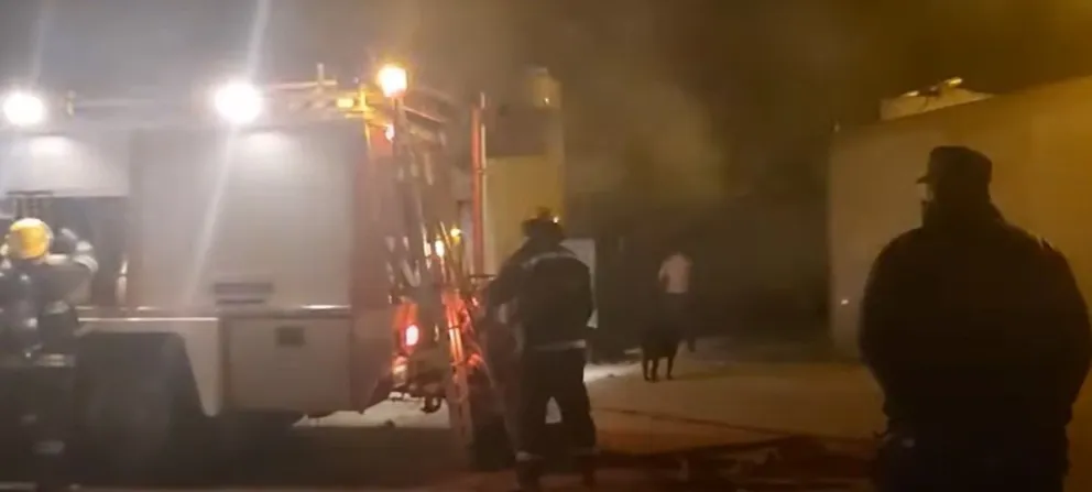 Incendio de galpón en el barrio Nestor Kirchner