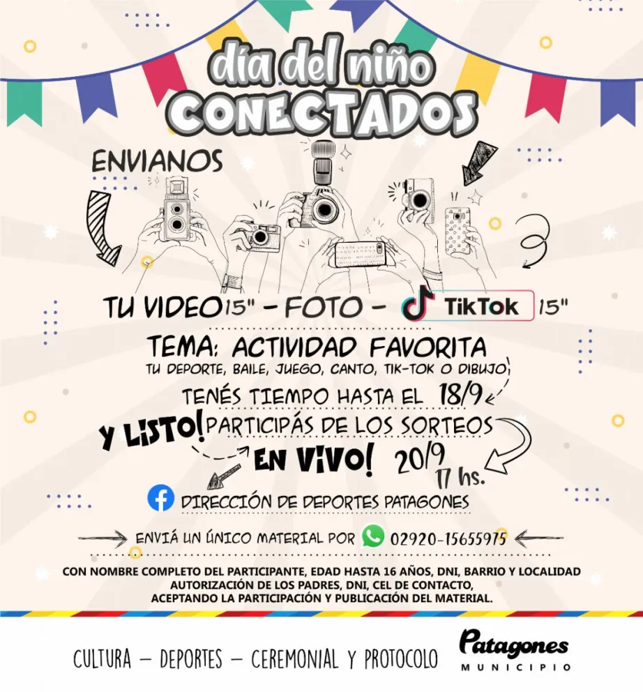 Se posterga el sorteo de Patagones por el Día del Niño