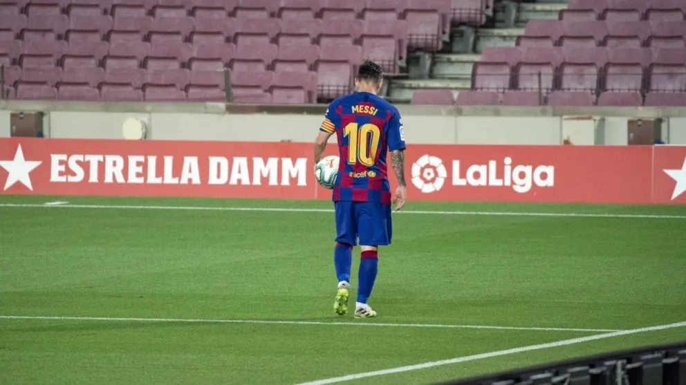 Messi le comunicó a Barcelona que se quiere ir