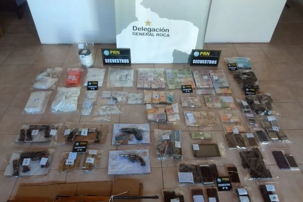 Desarticularon a una banda narco que operaba en Roca