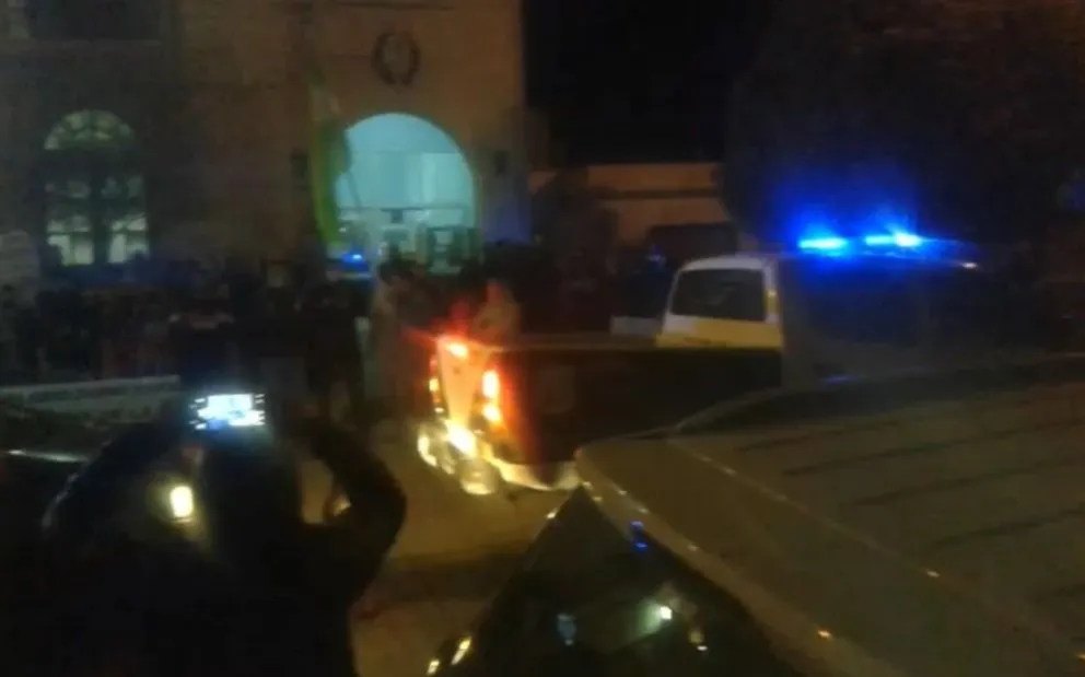 La Policía también protestó en Carmen de Patagones