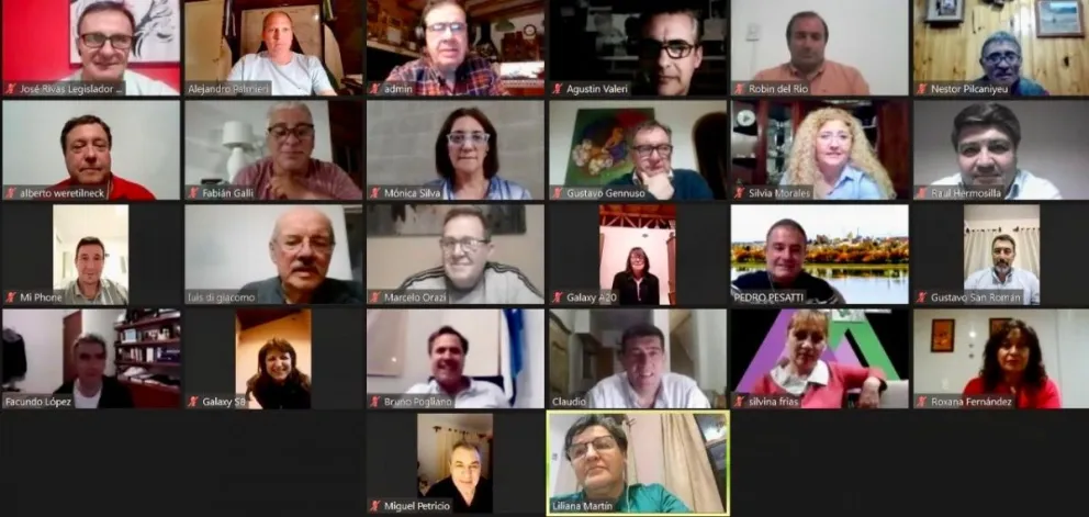 Reunión provincial de Juntos por el covid y por las tomas