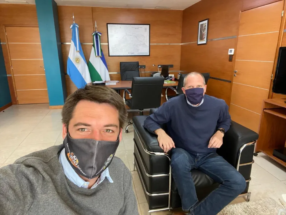 Palmieri recibió a Buteler en la Legislatura