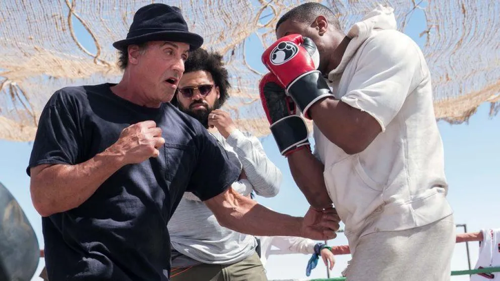 Stallone aconsejó a Roy Jones Jr. antes de su pelea con Tyson