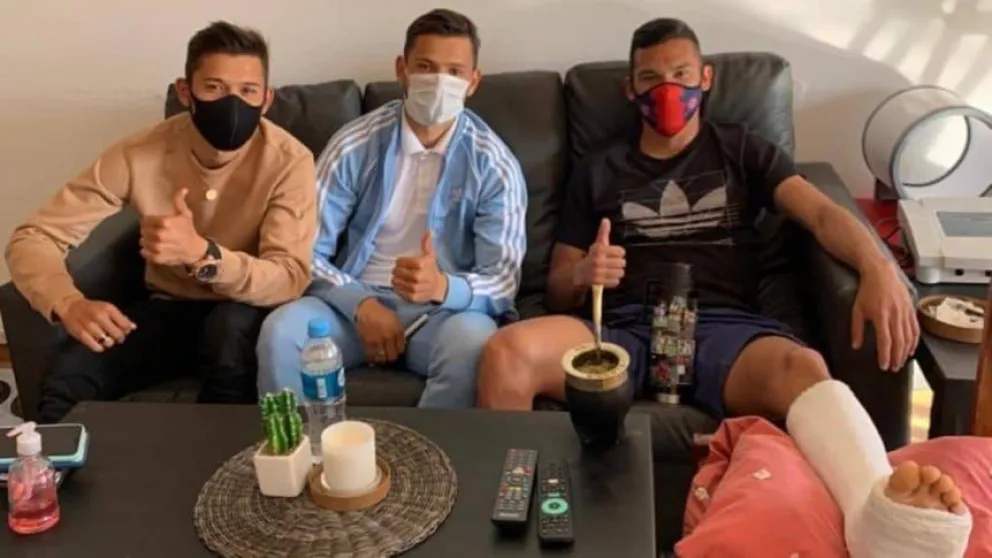 Los hermanos Romero visitaron a Herrera