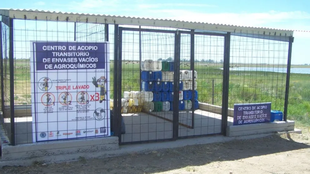 Días y horarios para recepción de envases de Agroquímicos Triple lavado