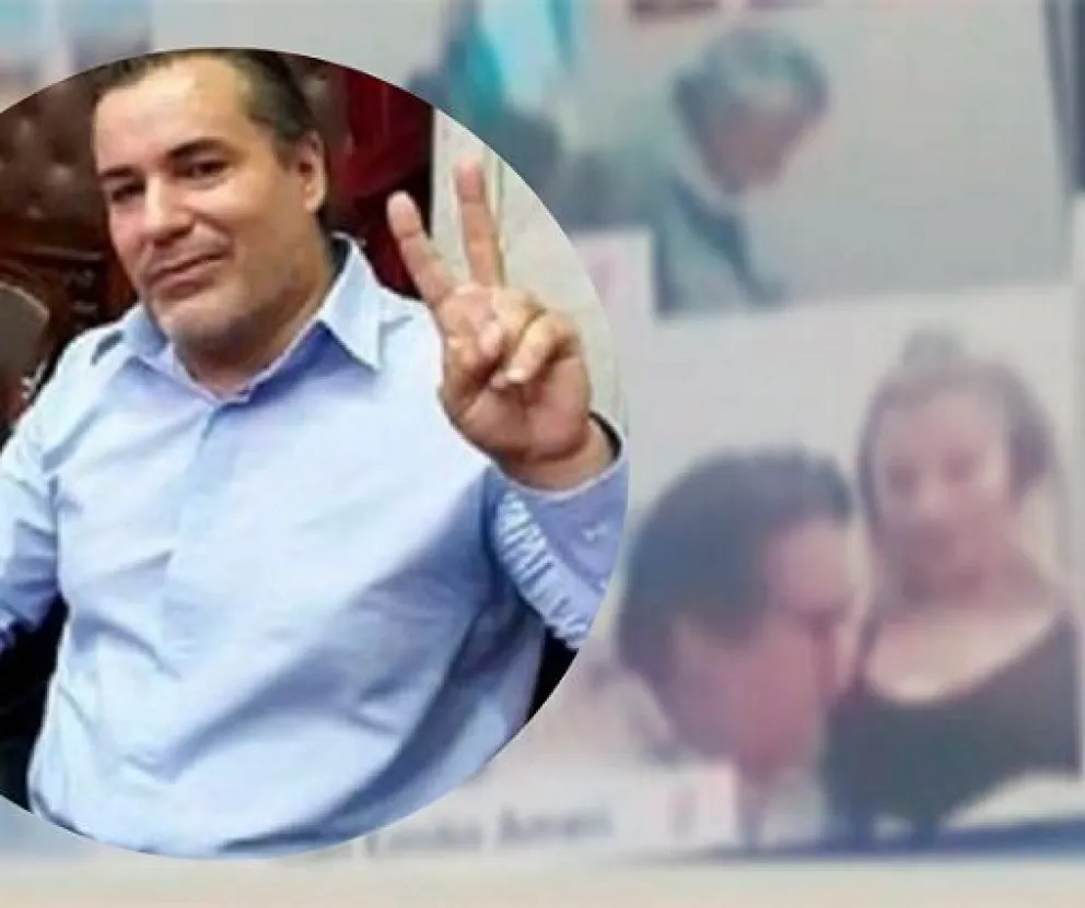 Un diputado protagonizó un video sexual en plena sesión