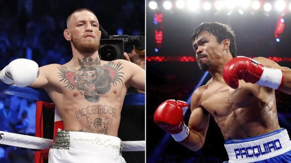 McGregor anunció que peleará ante Manny Pacquiao